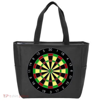 Flat Dart Board Gaming Tote Bag