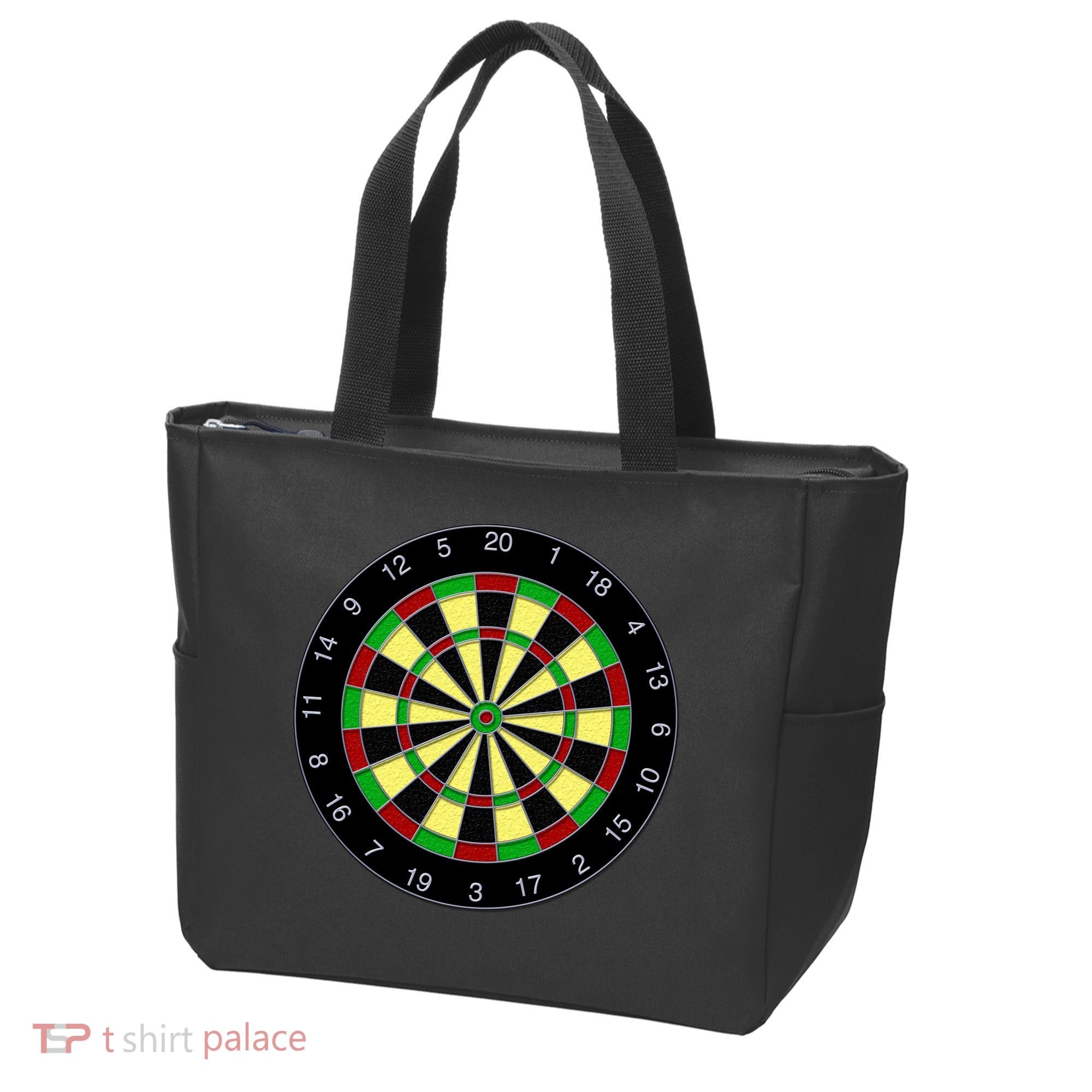 Flat Dart Board Gaming Tote Bag