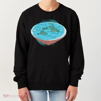 Flat Earth Theory Women's Sweatshirt