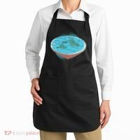 Flat Earth Theory Apron thumb 2