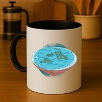 Flat Earth Theory Coffee Mug thumb 4