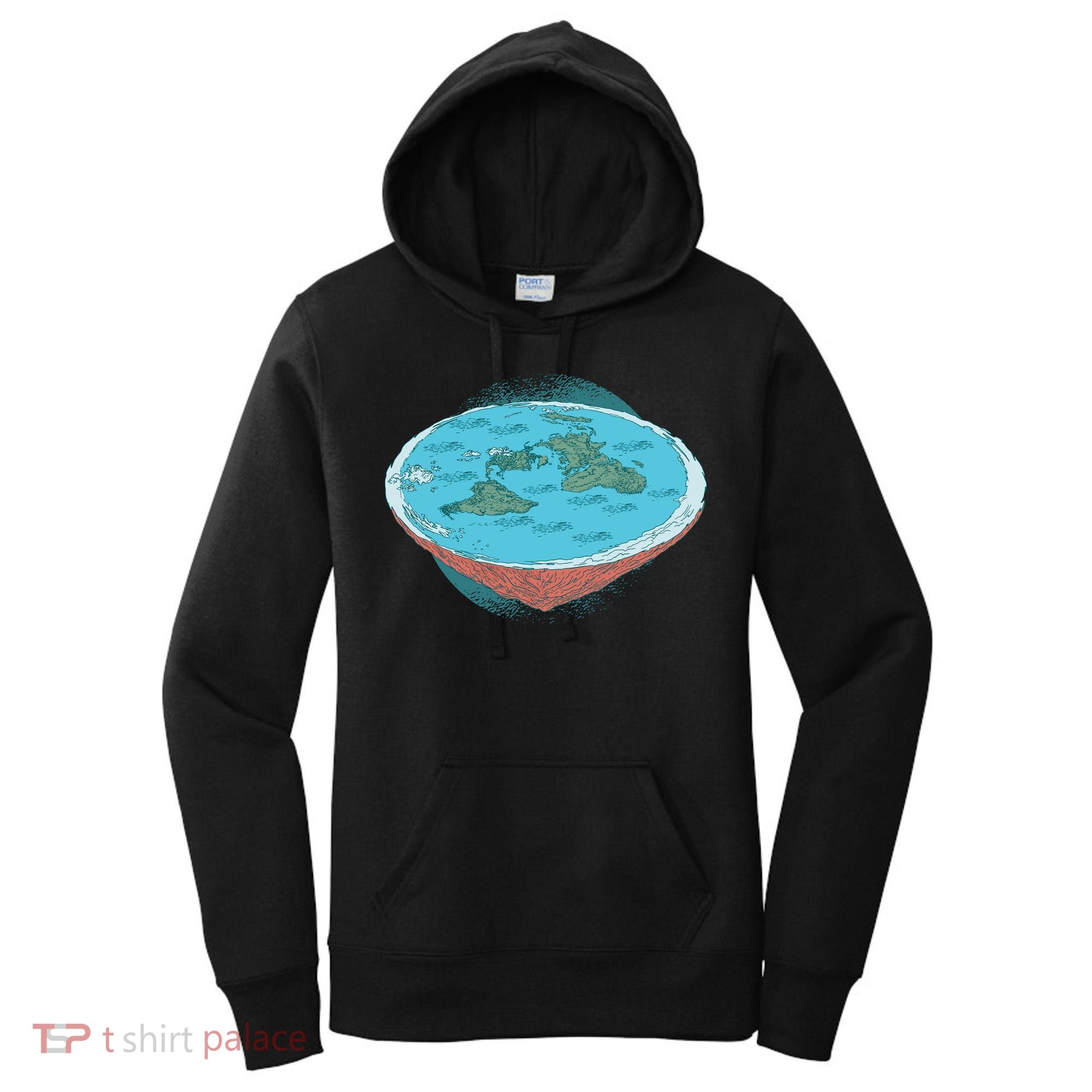 Flat Earth Theory Women's Hoodie