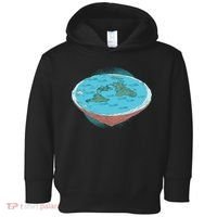 Flat Earth Theory Toddler Hoodie thumb 0