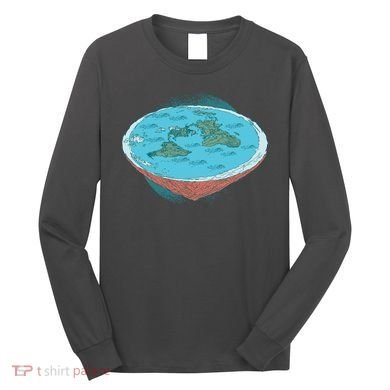 Flat Earth Theory Long Sleeve Shirt