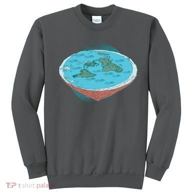 Flat Earth Theory Sweatshirt