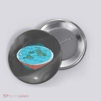 Flat Earth Theory Button thumb 0