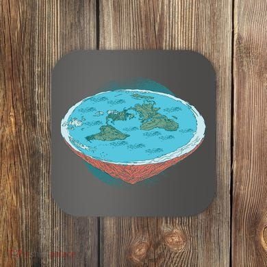 Flat Earth Theory Coaster