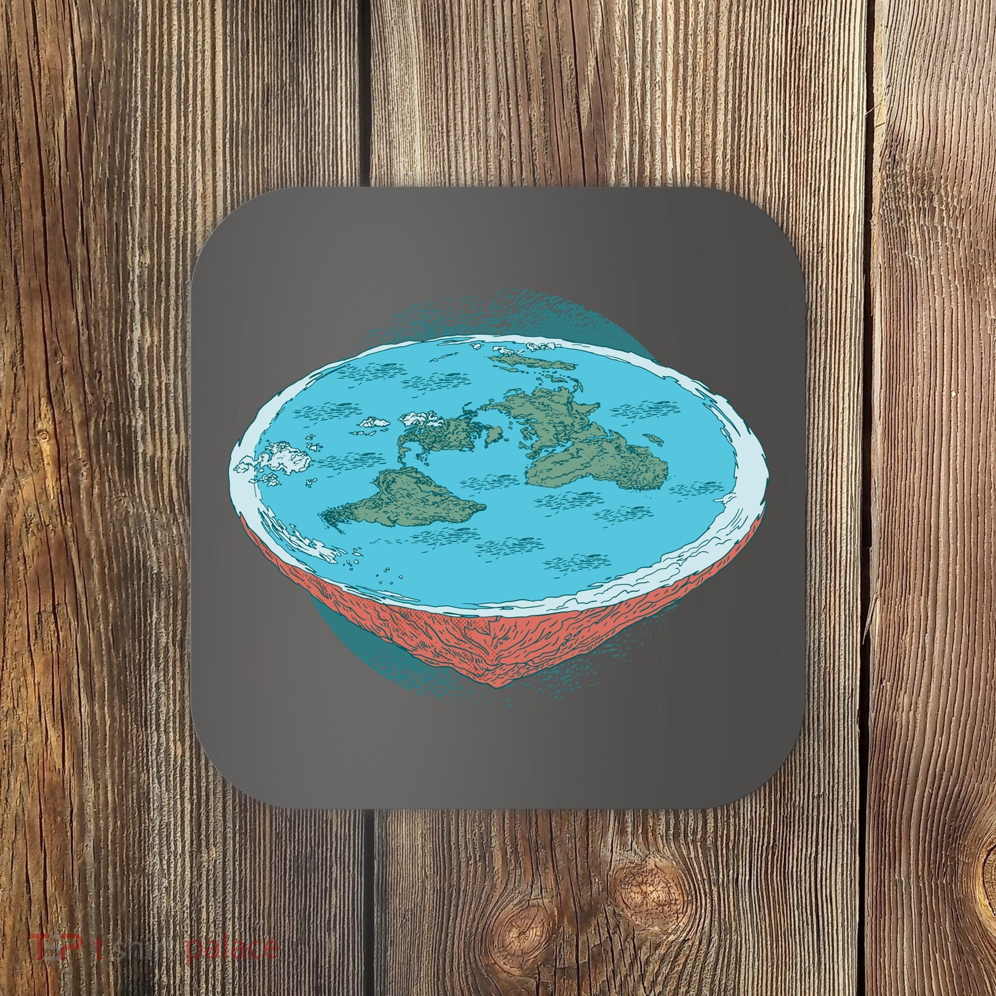 Flat Earth Theory Coaster
