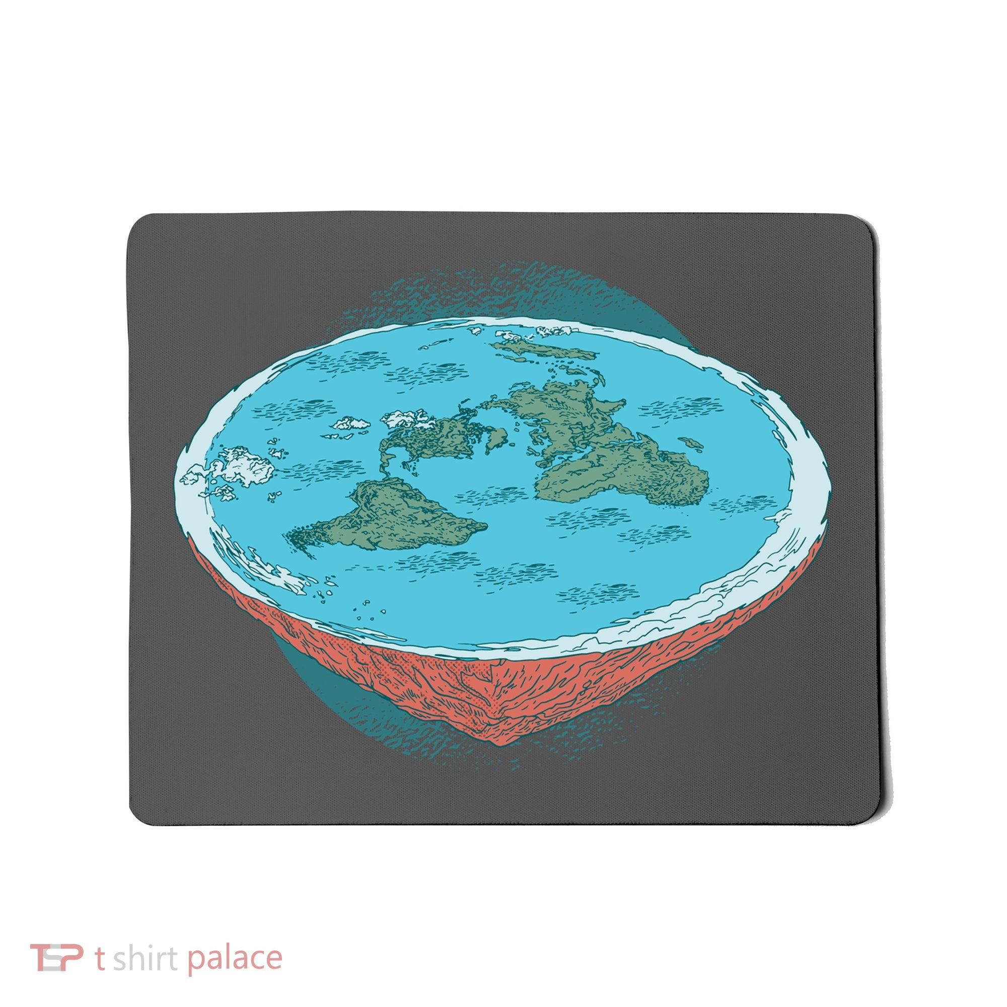 Flat Earth Theory Mousepad