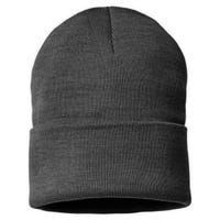 Flat Earth Theory Sustainable Knit Beanie thumb 1