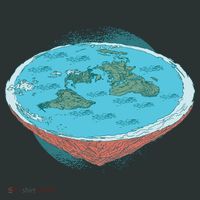 Flat Earth Theory Sustainable Knit Beanie thumb 2