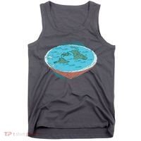 Flat Earth Theory Tank Top thumb 0