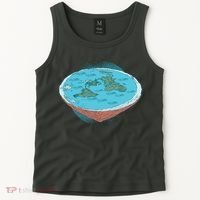 Flat Earth Theory Tank Top thumb 2