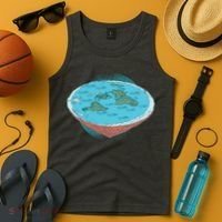 Flat Earth Theory Tank Top thumb 4