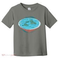 Flat Earth Theory Toddler T-Shirt thumb 0