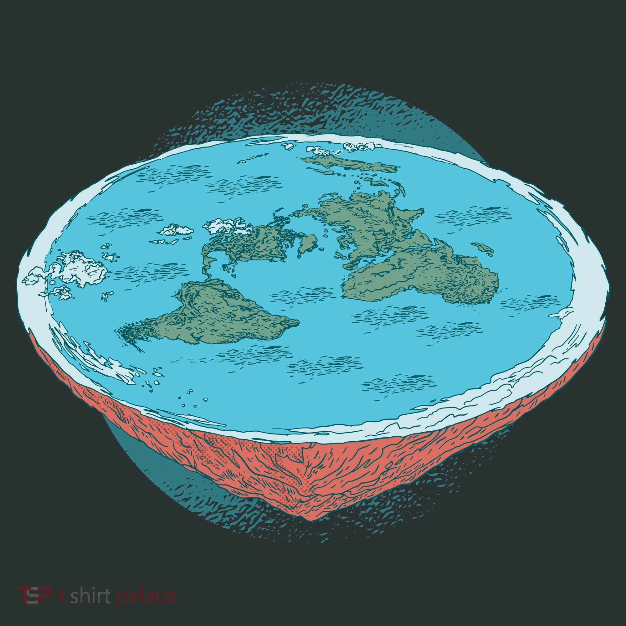 Flat Earth Theory Tote Bag