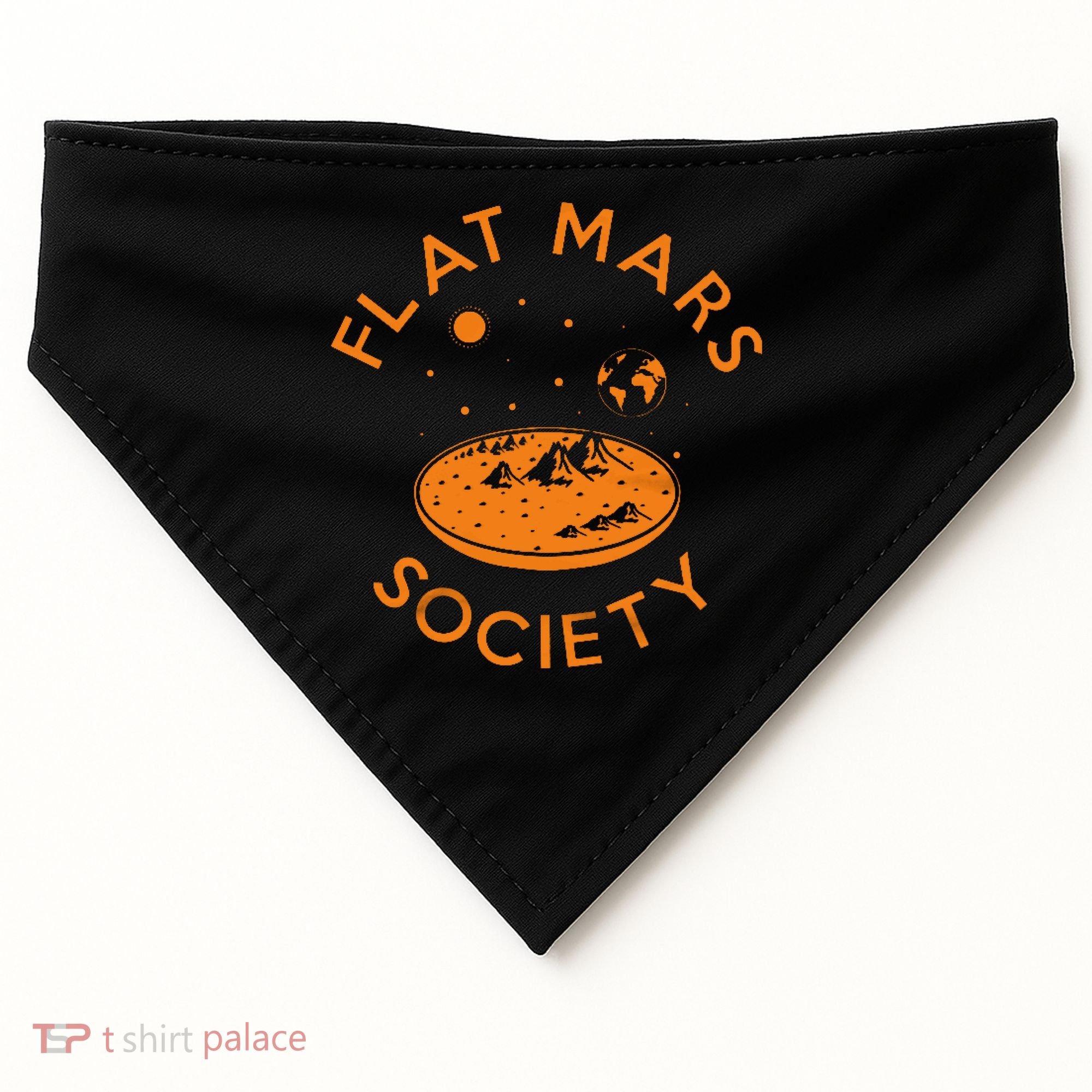 Flat Mars Society USA-Made Doggie Bandana
