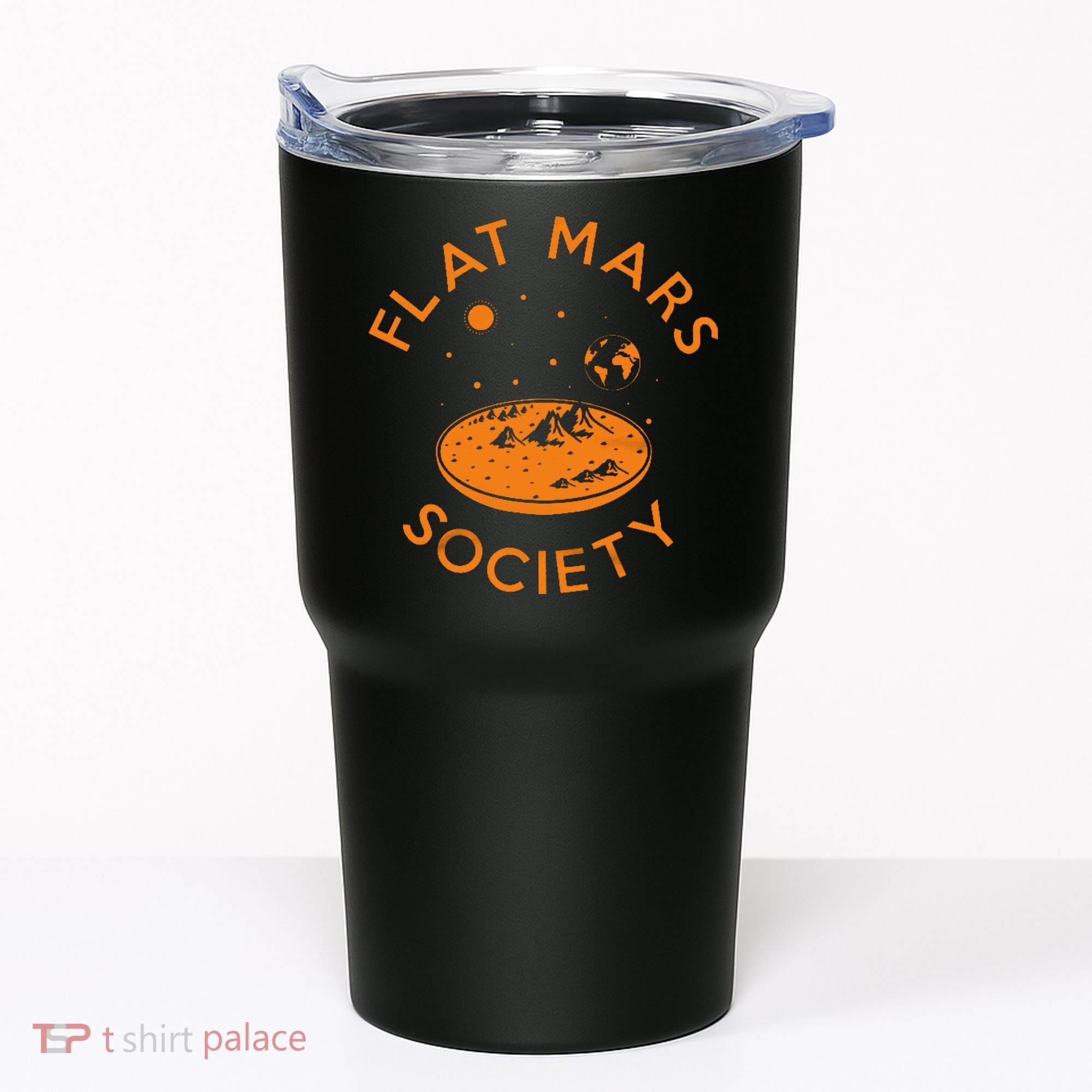 Flat Mars Society Tumbler