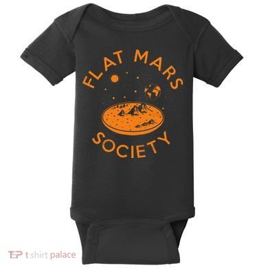 Flat Mars Society Baby Bodysuit