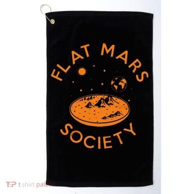 Flat Mars Society Golf Towel