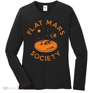 Flat Mars Society Women's Long Sleeve Shirt
