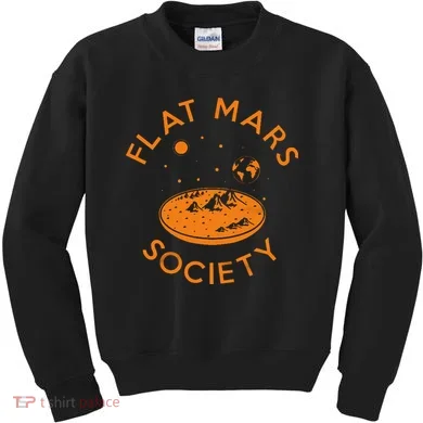 Flat Mars Society Kids Sweatshirt