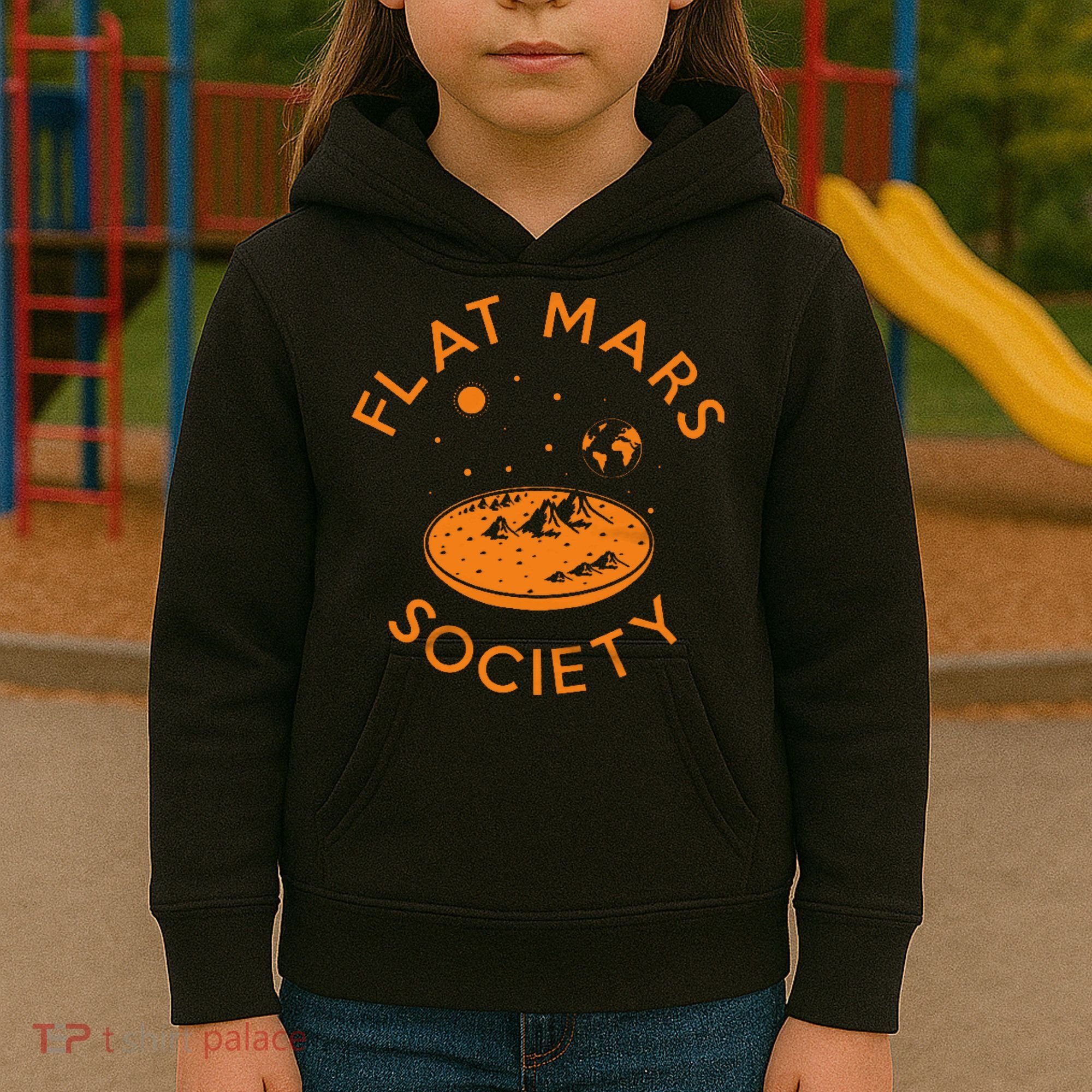 Flat Mars Society Kids Hoodie