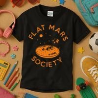 Flat Mars Society Kids T-Shirt thumb 3