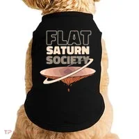 Flat Saturn Society Doggie Tank thumb 0