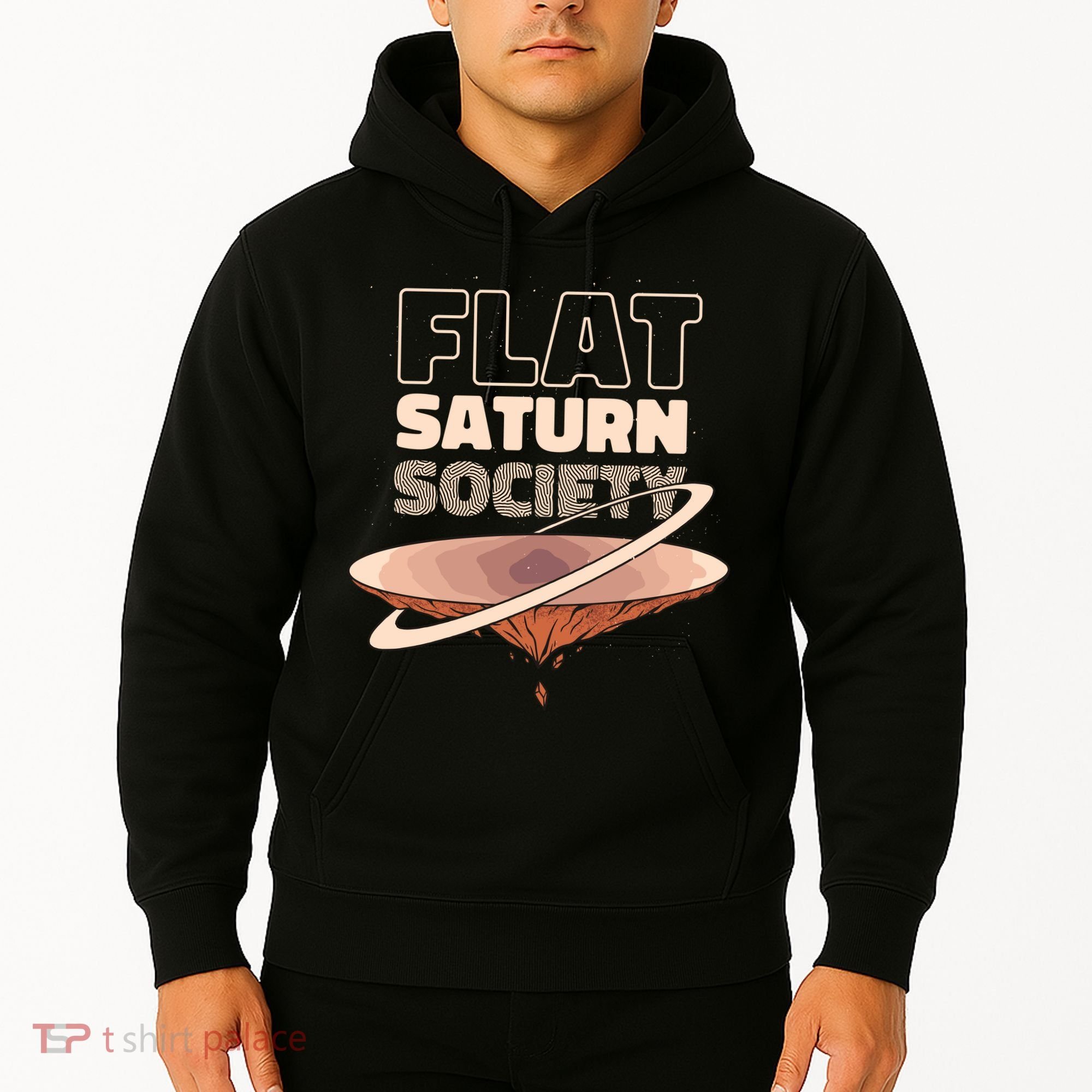 Flat Saturn Society Hoodie