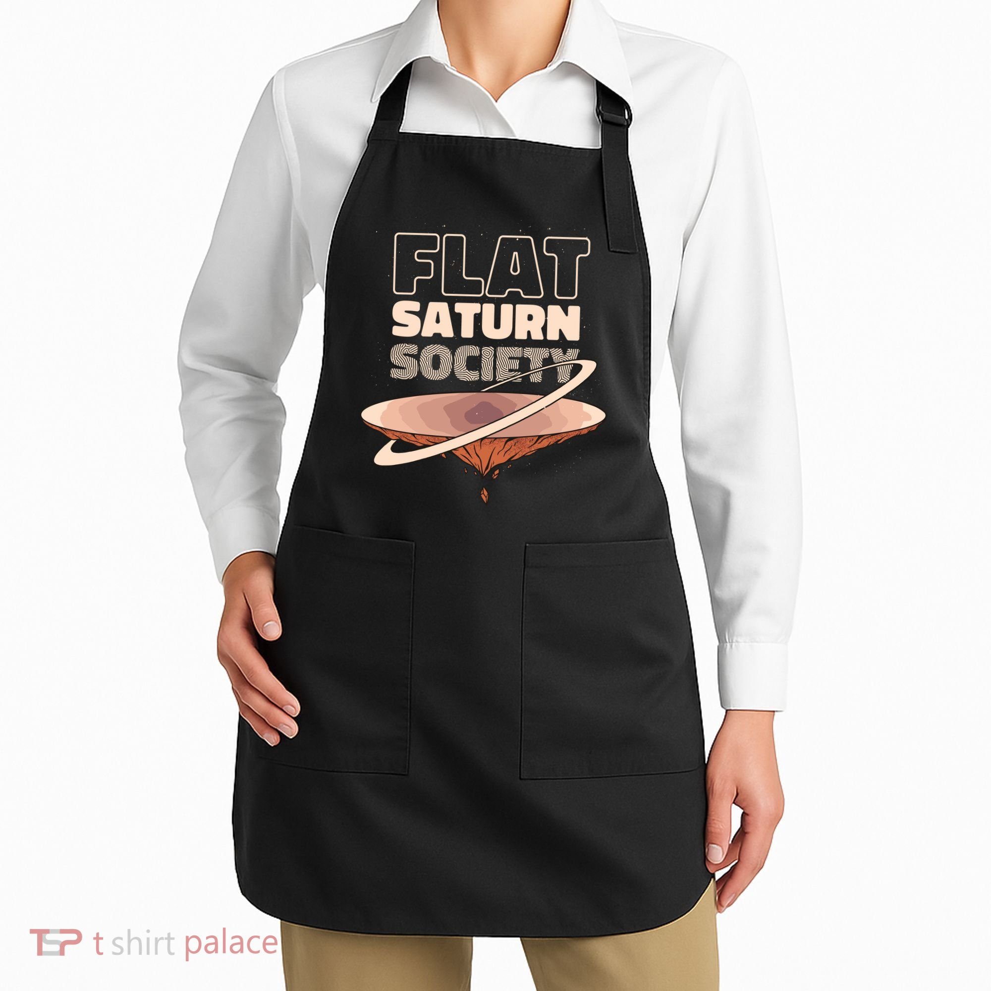 Flat Saturn Society Apron