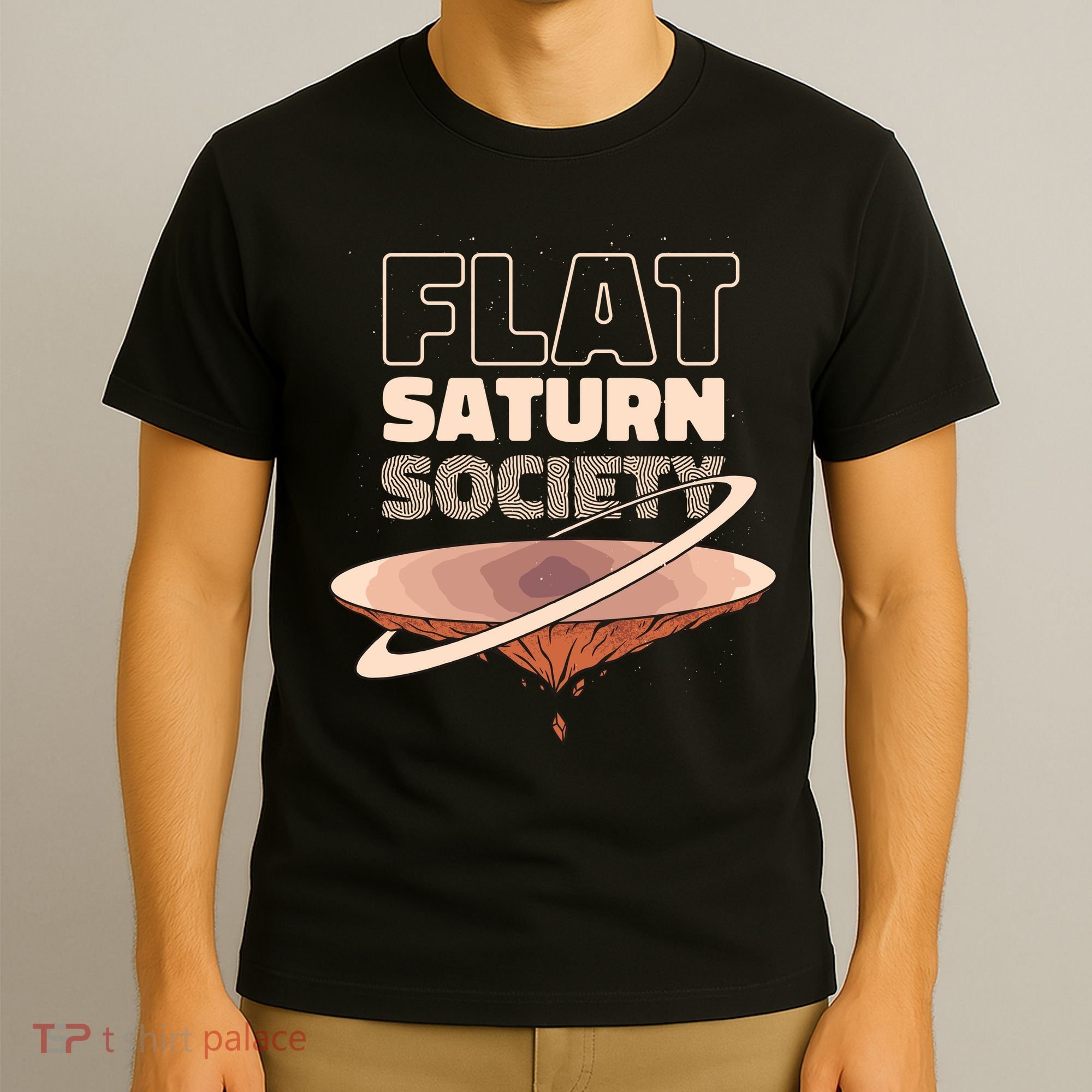 Flat Saturn Society T-Shirt