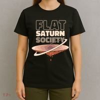 Flat Saturn Society T-Shirt thumb 4