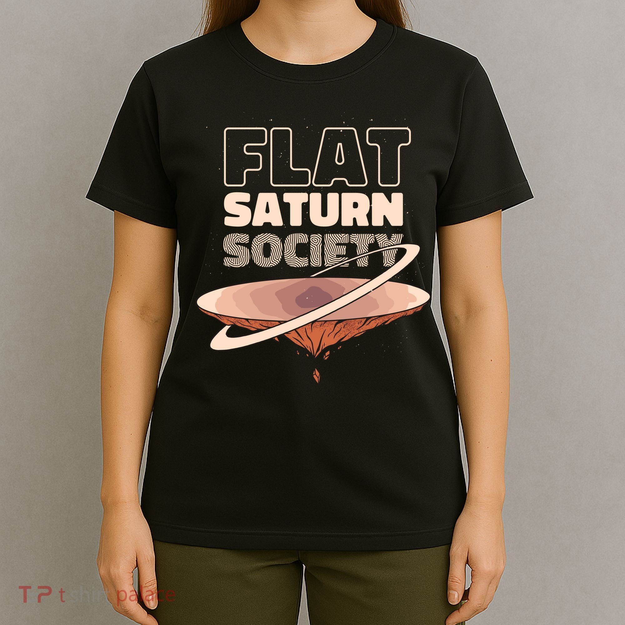Flat Saturn Society T-Shirt