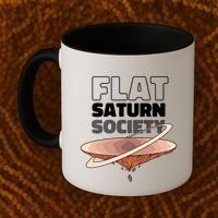 Flat Saturn Society Coffee Mug thumb 2