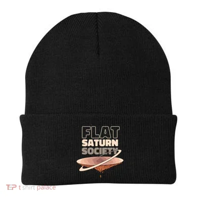 Flat Saturn Society Beanie