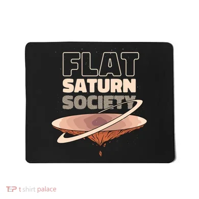 Flat Saturn Society Mousepad