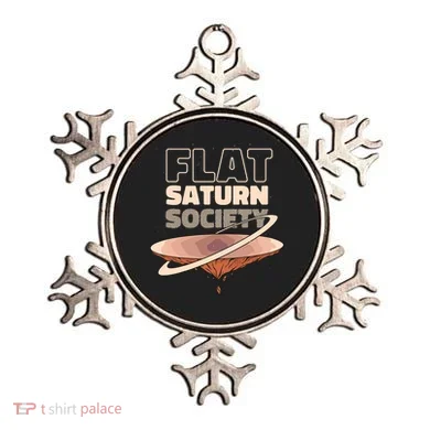 Flat Saturn Society Ornament