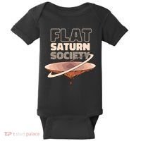 Flat Saturn Society Baby Bodysuit thumb 0