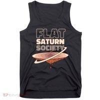 Flat Saturn Society Tank Top thumb 0