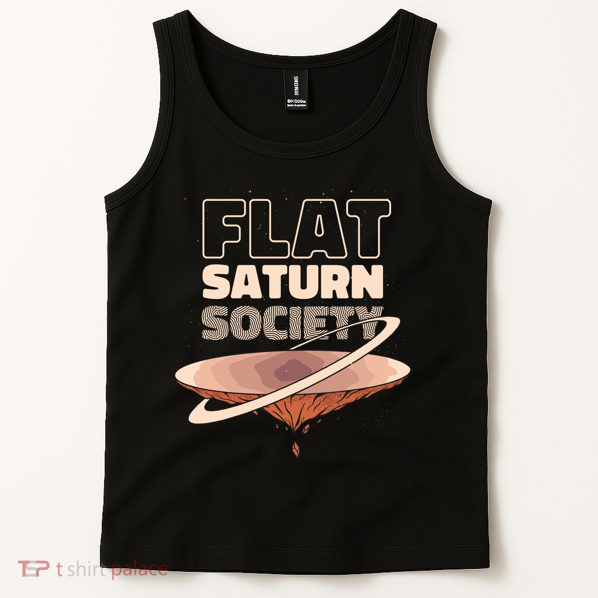 Flat Saturn Society Tank Top