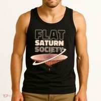 Flat Saturn Society Tank Top thumb 3