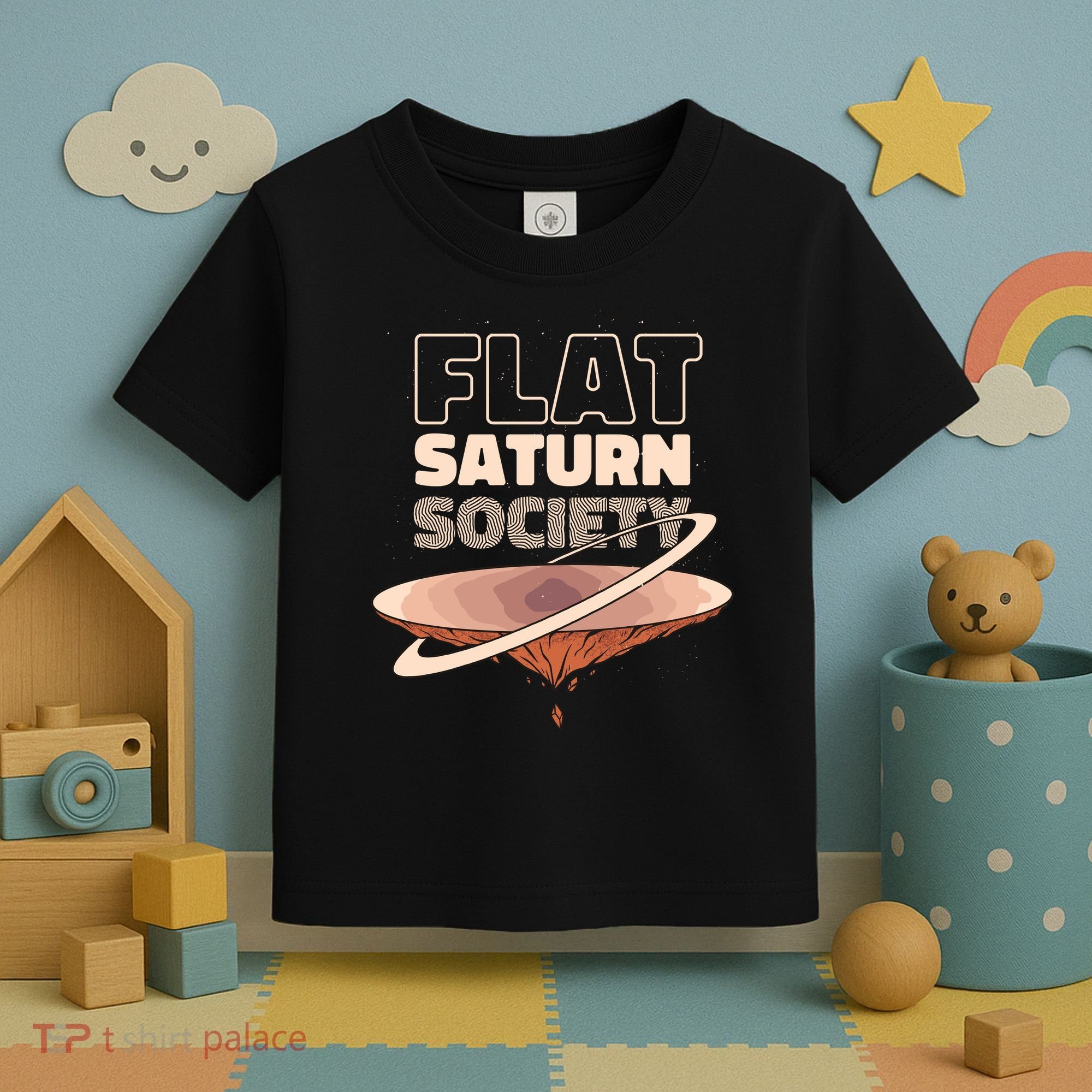 Flat Saturn Society Toddler T-Shirt