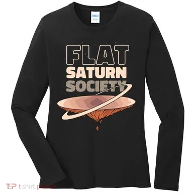 Flat Saturn Society Women's Long Sleeve Shirt