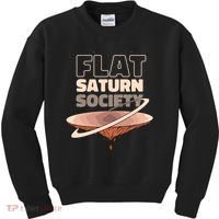 Flat Saturn Society Kids Sweatshirt thumb 0