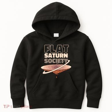 Flat Saturn Society Kids Hoodie