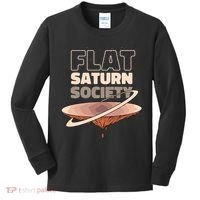 Flat Saturn Society Kids Long Sleeve Shirt thumb 0