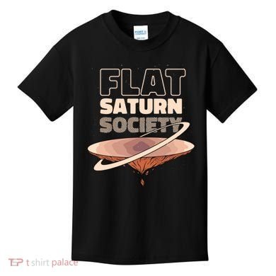 Flat Saturn Society Kids T-Shirt
