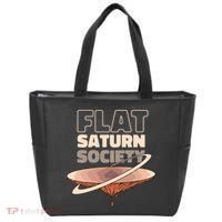 Flat Saturn Society Tote Bag thumb 0