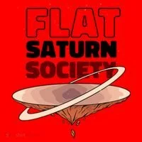 Flat Saturn Society Santa Hat thumb 1